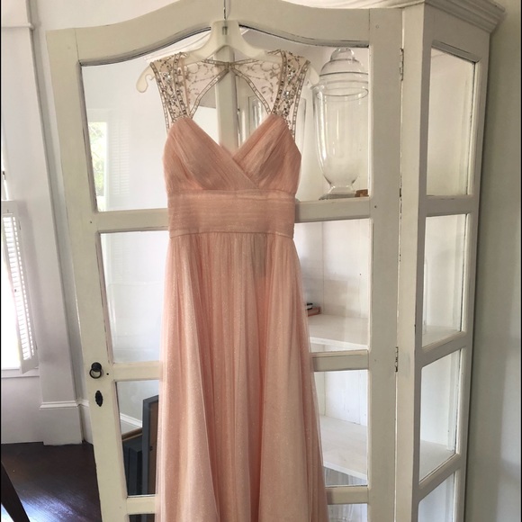 Morgan & Co. Light Peach Party DRESS, Size 3/4 - Picture 9 of 9